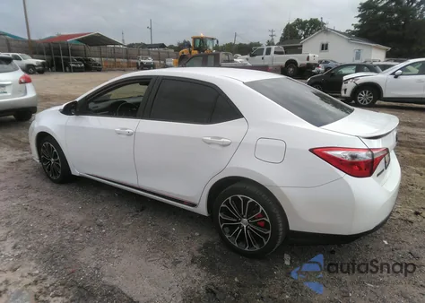 2016 Toyota Corolla S Plus из США, поврежденный, VIN 2T1BURHE3GC545336